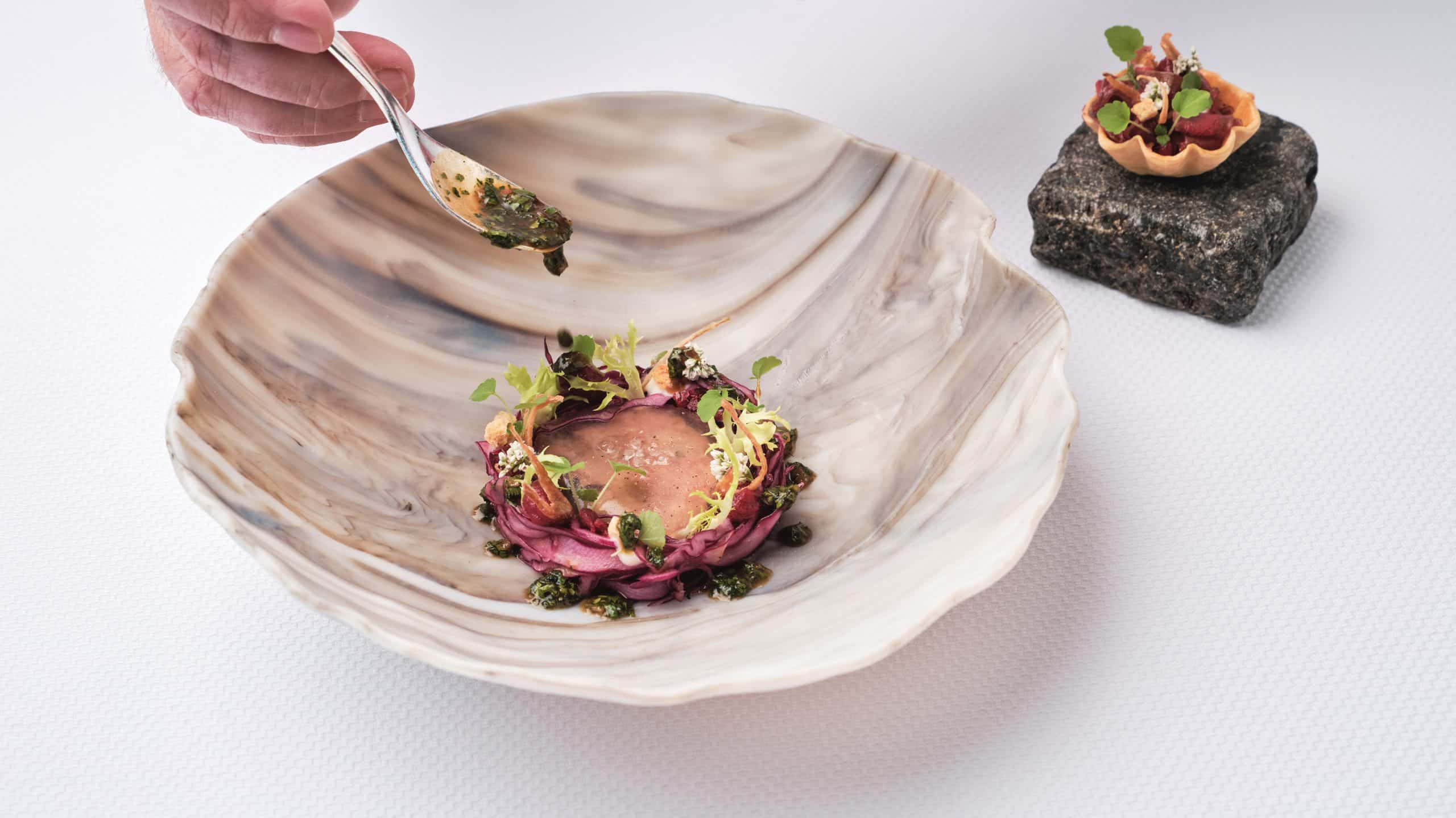 Cook with Stéphane Décotterd #9: Venison ballotine with red cabbage ...